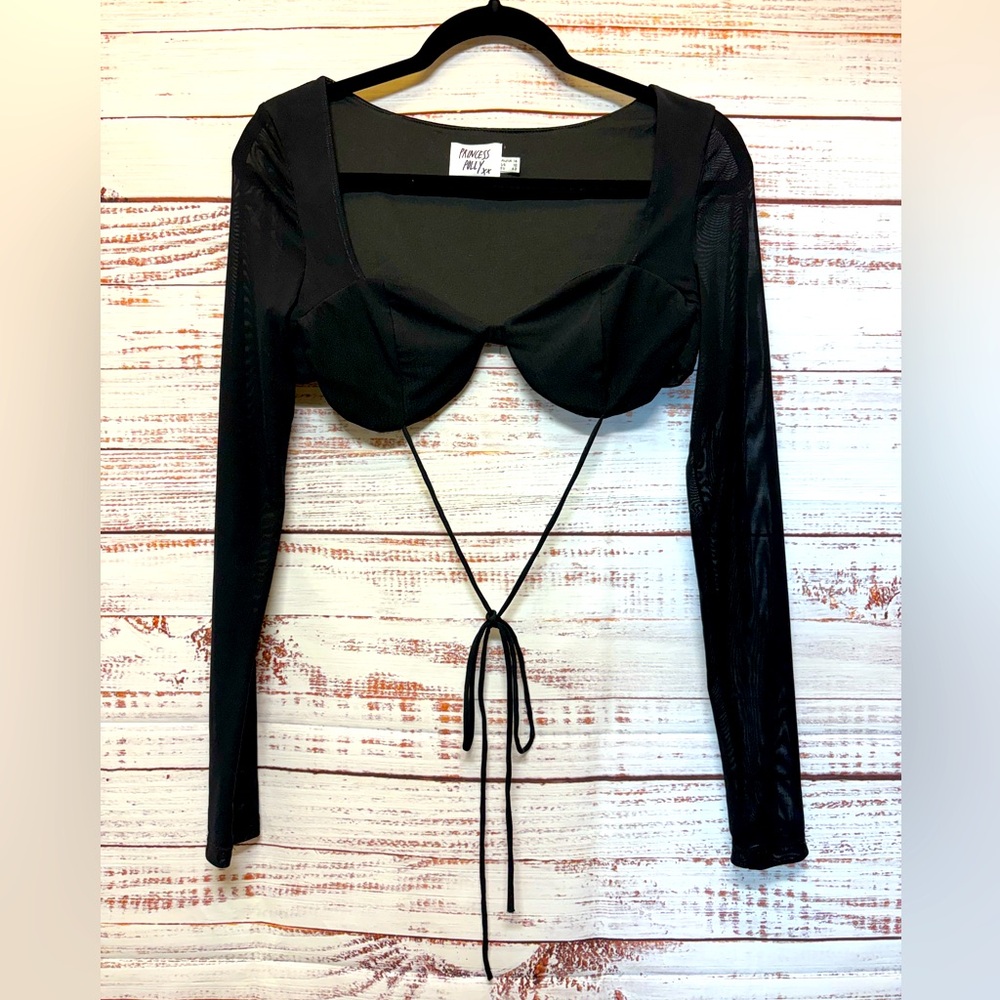 Princess Polly Titan Longsleeve Crop Top
